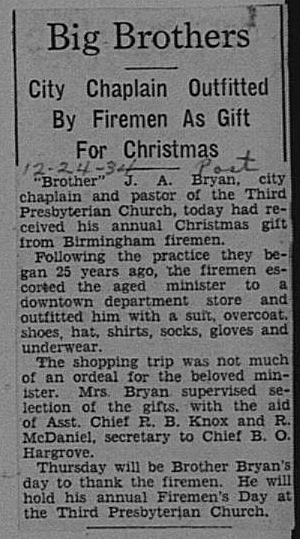 Big Brothers: City Chaplain Outfitted By Firemen As Gift For Christmas